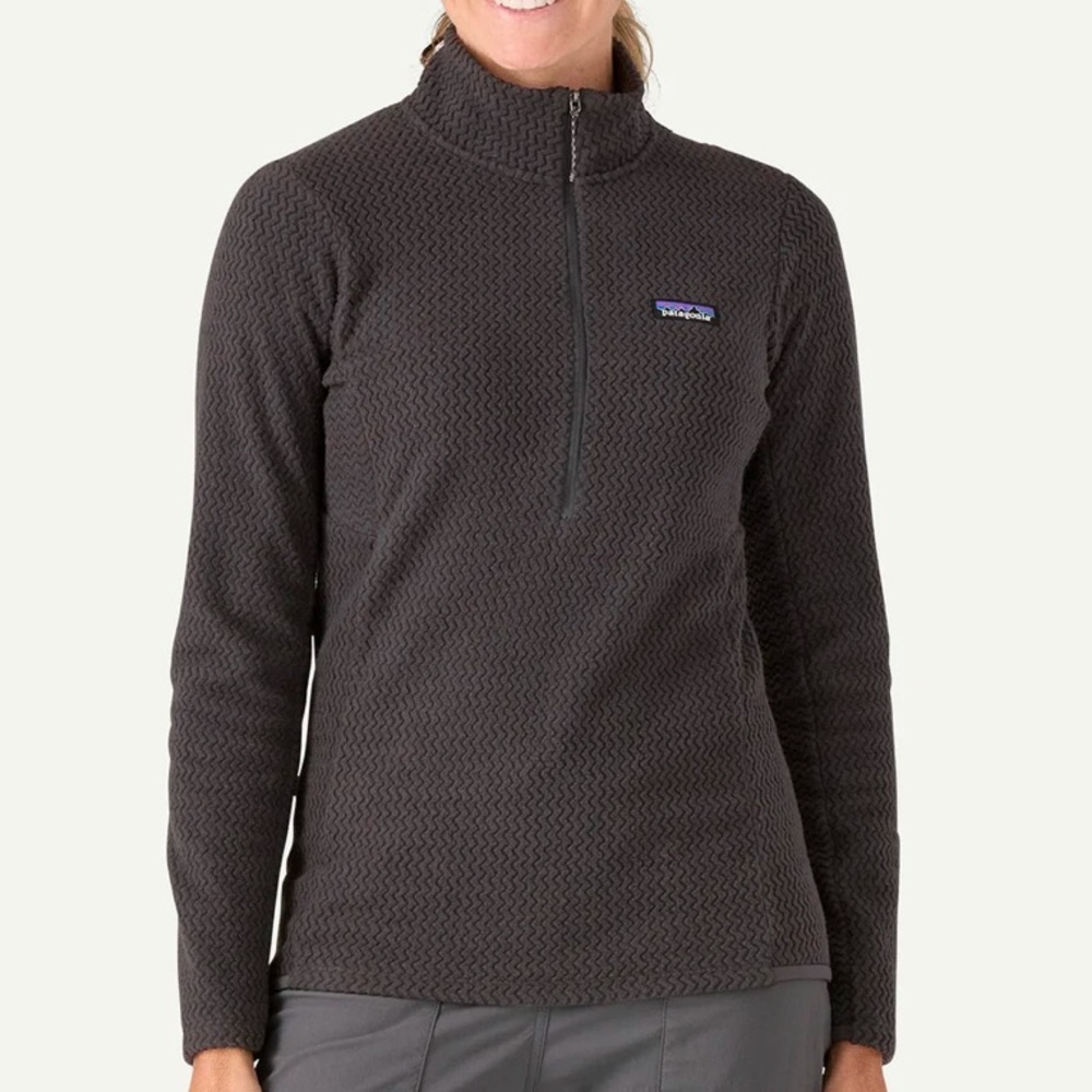 *SOLD* PATAGONIA R1 Air Zip-Neck in Black sz M - Picture 2 of 8
